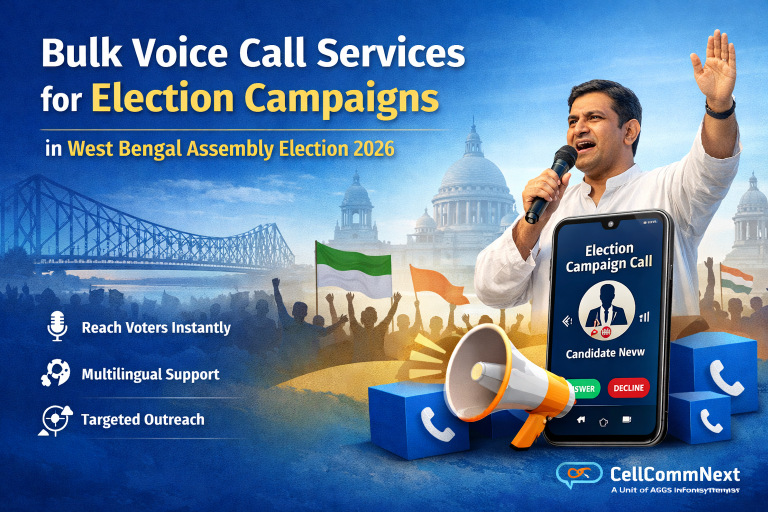 Read more about the article Bulk Voice Call Services for Election Campaigns: Winning Voter Reach in West Bengal Assembly Election 2026