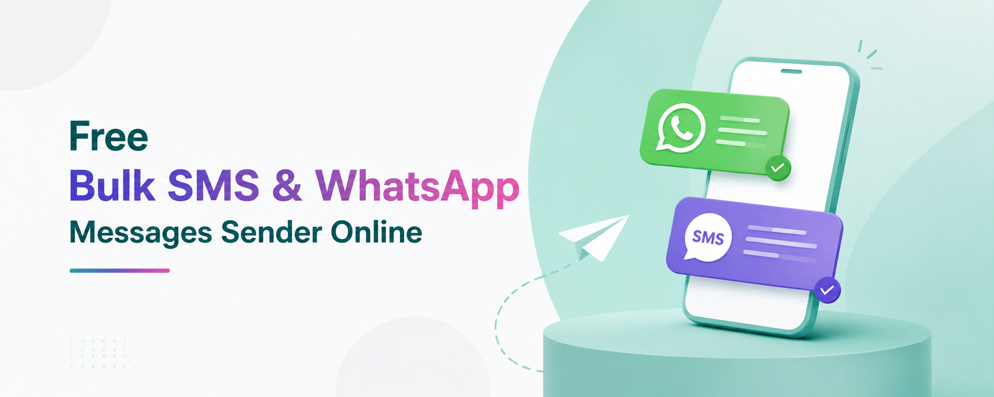 Free Bulk SMS & WhatsApp Messages Sender Online