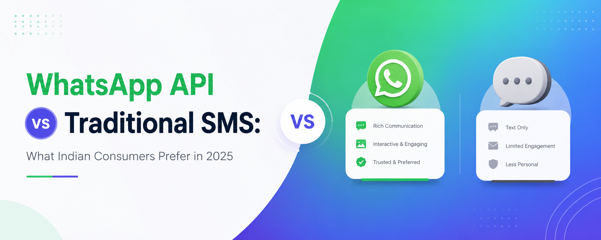 WhatsApp API vs Traditional SMS: What Indian Consumers Prefer in 2025