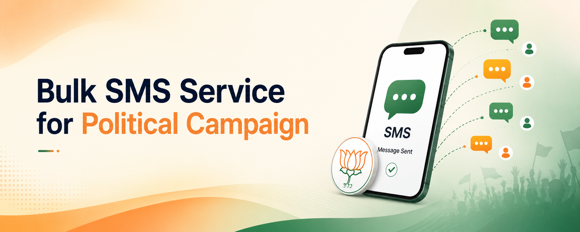 Bulk sms service for political campaign