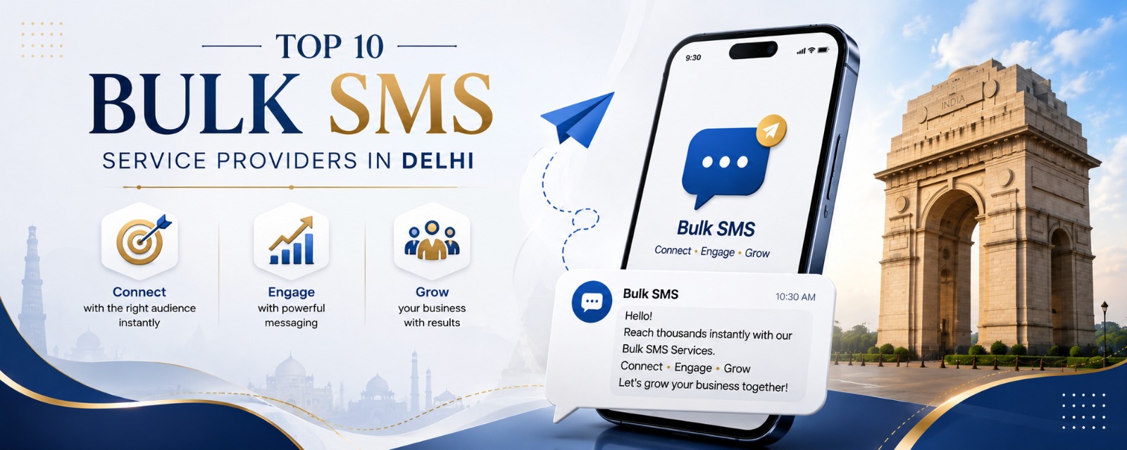 Top 10 Bulk SMS Service Provider in Delhi