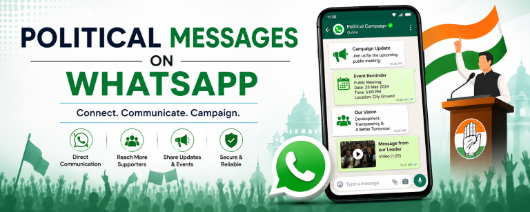 Read more about the article Political Messages on WhatsApp: A Complete Guide for Election Campaigns