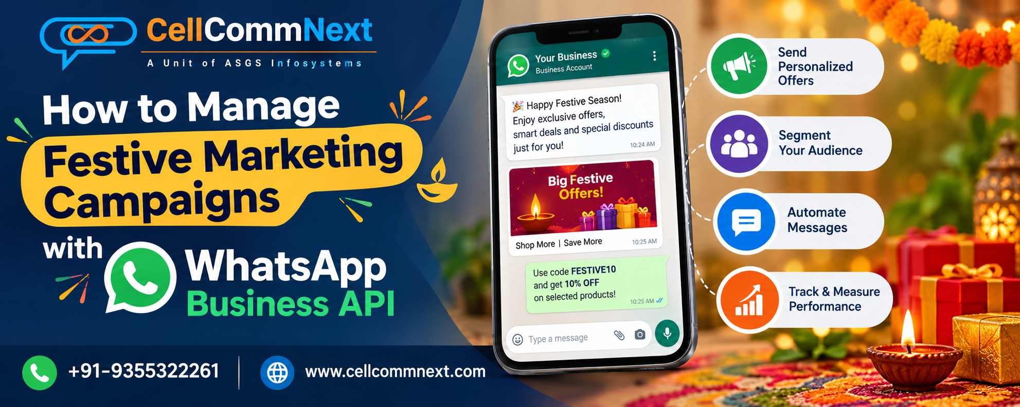 How to Manage Festive Marketing Campaigns with WhatsApp Business API